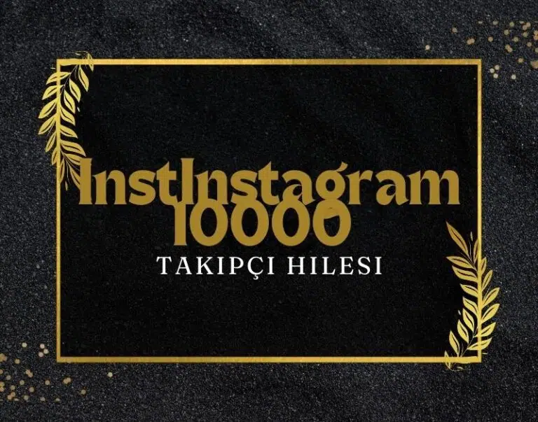 Instagram 10000 Takipçi Hilesi